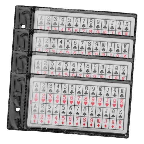 TOYANDONA 4 Sätze Magische Requisiten Die Plastikkarte Tricks partyspiele Kartenhalter für Spielkarten Pokerkarten- Pokermänner Schachbrett Brettspiele- Partykartenspiel von TOYANDONA