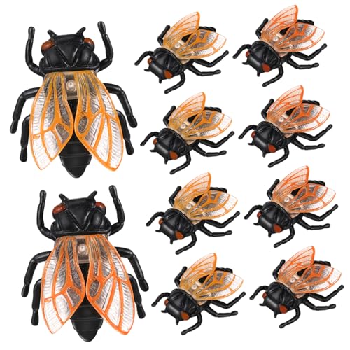 TOYANDONA 4 Sätze Teiliges Dekorative Cicada Figuren Modell Für Garten Und Blumenkübel Hochwertige Langlebige Deko Für Zuhause Und Pflanzen Sicher 20 Stück * 4 TOYANDONA 4 Sätze Teiliges Dekorative Cicada Figuren Modell Für Garten Und Blumenkübel Hochwertige Langlebige Deko Für Zuhause Und Pflanzen Sicher 20 Stück * 4 von TOYANDONA