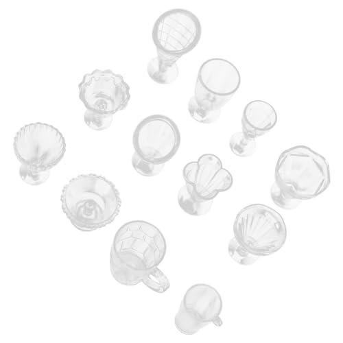 TOYANDONA 4 Satz Kristallglas Tassen Porzellantasse Dessertbecher mit Deckel Glaswaren küchen Dekoration Plastik Becher Sammlerstück wasserkochrr kleines Hauszubehör Mini-Kochgeschirr-Modell TOYANDONA 4 Satz Kristallglas Tassen Porzellantasse Dessertbecher mit Deckel Glaswaren küchen Dekoration Plastik Becher Sammlerstück wasserkochrr kleines Hauszubehör Mini-Kochgeschirr-Modell von TOYANDONA