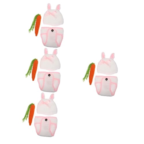 TOYANDONA 4 Sets Anzug Im Kaninchen Stil Häschen Babykleidung Säugling Neugeborene Bild Requisiten Fotos Kit Outfit Zubehör Süß Für Neugeborene Babykleidung Für Mädchen TOYANDONA 4 Sets Anzug Im Kaninchen Stil Häschen Babykleidung Säugling Neugeborene Bild Requisiten Fotos Kit Outfit Zubehör Süß Für Neugeborene Babykleidung Für Mädchen von TOYANDONA