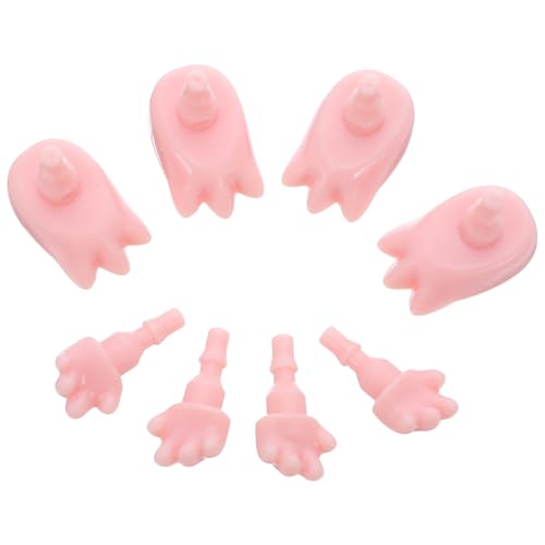 TOYANDONA 4 Sets Miniatur-puppenhände Und -füße, Realistische Kunststoff-Hand- Und Fußgelenke Für Die Herstellung Von DIY-Puppen, Zubehör Für Actionfiguren, Bastelbedarf TOYANDONA 4 Sets Miniatur-puppenhände Und -füße, Realistische Kunststoff-Hand- Und Fußgelenke Für Die Herstellung Von DIY-Puppen, Zubehör Für Actionfiguren, Bastelbedarf von TOYANDONA