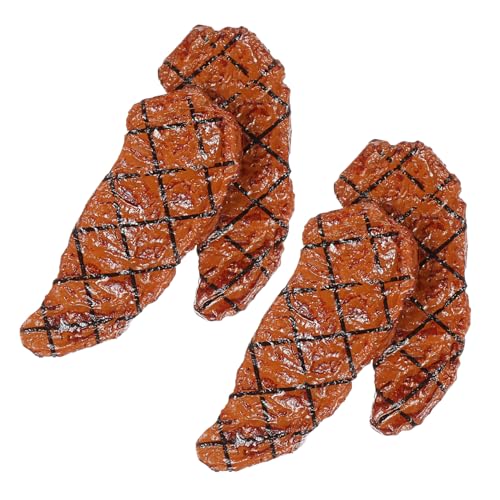 TOYANDONA 4 Stck. Steakspielzeug Mini gefälschtes gebratenes Steak Künstliche Lebensmittel-Requisiten braten winzig Steak- Stellen Sie Sich EIN Steak vor so tun, als Steaks PVC TOYANDONA 4 Stck. Steakspielzeug Mini gefälschtes gebratenes Steak Künstliche Lebensmittel-Requisiten braten winzig Steak- Stellen Sie Sich EIN Steak vor so tun, als Steaks PVC von TOYANDONA