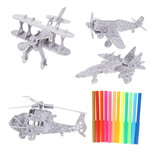 TOYANDONA 4 Stück 3D-Stereo-Puzzle Graffiti-rätsel Rätsel Mit Stiftmarker Graffiti-Puzzle- Rätsel Mit Stiften 3D-rätsel Rätsel Kinderpuzzle Rätsel Malen Papier TOYANDONA 4 Stück 3D-Stereo-Puzzle Graffiti-rätsel Rätsel Mit Stiftmarker Graffiti-Puzzle- Rätsel Mit Stiften 3D-rätsel Rätsel Kinderpuzzle Rätsel Malen Papier von TOYANDONA