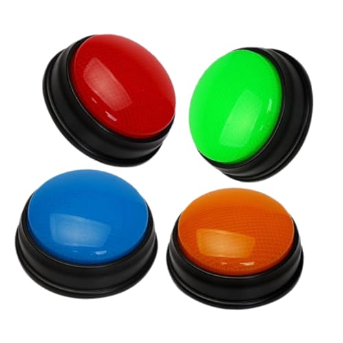 TOYANDONA 4 Stück Antwortender Gadgets Summte Sprechende Knöpfe Kinderspiele Der Spielsummer Brettspiele Für Summer Für Spielshow Spielshow-Summer Zeigen Quizze Witze Plastik von TOYANDONA