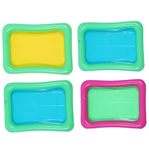 TOYANDONA 4 Stück Aufblasbare Eisbar Sandspielzeug Für Den Strand Bausätze Sandkasten Lernspielzeug Für Basteln Für Spielzeugautos Kreative Sandformen Kinderspielzeug PVC von TOYANDONA