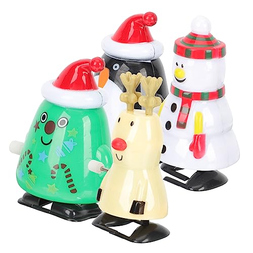 TOYANDONA Weihnachtsspielzeug Weihnachts-aufziehspielzeug Für Kinder Lustiges Spielzeug Laufspielzeug Für Kinder von TOYANDONA