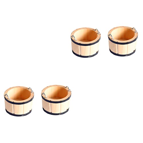 TOYANDONA 4 Blockfarbenes Holzfass -holzeimer Mini-holzfass Gefälschte Eimer -holzfass Kleines Holzfass Miniaturspielzeug -Eimer-Spielzeug Runden Metall TOYANDONA 4 Blockfarbenes Holzfass -holzeimer Mini-holzfass Gefälschte Eimer -holzfass Kleines Holzfass Miniaturspielzeug -Eimer-Spielzeug Runden Metall von TOYANDONA