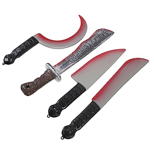 TOYANDONA 4 Stück Blut Messer Requisiten Realistisches Blutiges Messer Halloween-requisitenmesser Halloween-Messer Mit Blut Spielzeugmesser Blutige Messerstütze Plastik Jahrgang Kind TOYANDONA 4 Stück Blut Messer Requisiten Realistisches Blutiges Messer Halloween-requisitenmesser Halloween-Messer Mit Blut Spielzeugmesser Blutige Messerstütze Plastik Jahrgang Kind von TOYANDONA