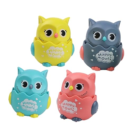TOYANDONA 4 Stück Drück Karussell Eulen für Kreatives Lernspielzeug für Kleinkinder Fördert Eltern Junge Mädchen Beziehungen für Geburtstagsgeschenke und Aktivitäten TOYANDONA 4 Stück Drück Karussell Eulen für Kreatives Lernspielzeug für Kleinkinder Fördert Eltern Junge Mädchen Beziehungen für Geburtstagsgeschenke und Aktivitäten von TOYANDONA