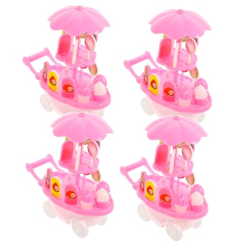 TOYANDONA 4 Stück Eiswagen für für kinderspielzeug Eiscreme Wagen sensorisches aus Kunststoff Eiswagen- für Kleinkinder Plastik TOYANDONA 4 Stück Eiswagen für für kinderspielzeug Eiscreme Wagen sensorisches aus Kunststoff Eiswagen- für Kleinkinder Plastik von TOYANDONA