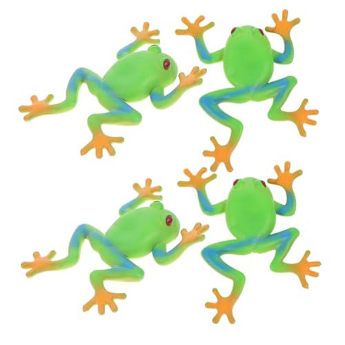TOYANDONA 4 Stück Entlüftungsfrosch Grüne Frosch-Stressbälle kniffliges Spielzeug kinderspielzeug Spielzeug für Kinder Spielzeuge Stressspielzeug in Froschform Spielzeug für den Unterricht von TOYANDONA