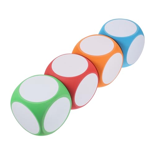 TOYANDONA 4 Stück Erasierbare Schaumstoffwürfel für Spiele und DIY Projekte Vielseitige Große Würfel für Unterricht Partys und Kreative Anwendungen Rot Orange Blau Grün TOYANDONA 4 Stück Erasierbare Schaumstoffwürfel für Spiele und DIY Projekte Vielseitige Große Würfel für Unterricht Partys und Kreative Anwendungen Rot Orange Blau Grün von TOYANDONA
