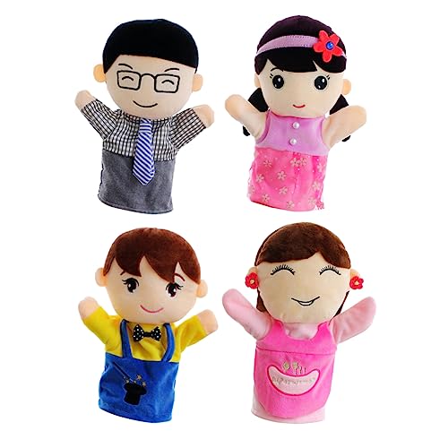 TOYANDONA 4 Stück Familie Handpuppe Verstellbarer Löffel Spieße Haushaltskohleclip fingerpuppen-Set Fingerpuppen Set Geschichtenerzählende Handpuppen Handpuppe Puppe Stoff TOYANDONA 4 Stück Familie Handpuppe Verstellbarer Löffel Spieße Haushaltskohleclip fingerpuppen-Set Fingerpuppen Set Geschichtenerzählende Handpuppen Handpuppe Puppe Stoff von TOYANDONA