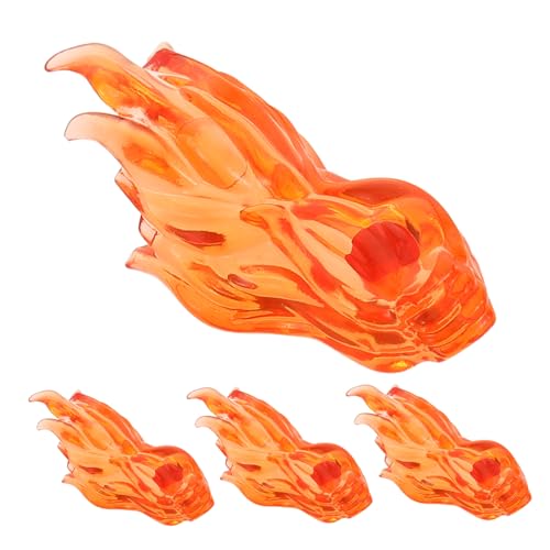 TOYANDONA 4 Stück Feuer Action Figur Zubehör Lernspielzeug für Kreativität und Vorstellungskraft Sicher und Langlebig von TOYANDONA