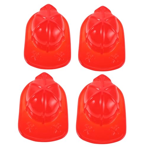 TOYANDONA 4 Stück Feuerwehrhelm Caps aus Leichtem Kunststoff Realistisch Gestaltete Feuerwehrkostüm Hüte für Halloween Rollenspiel Mottoparty und Aufführungen Bequem und Langlebig TOYANDONA 4 Stück Feuerwehrhelm Caps aus Leichtem Kunststoff Realistisch Gestaltete Feuerwehrkostüm Hüte für Halloween Rollenspiel Mottoparty und Aufführungen Bequem und Langlebig von TOYANDONA