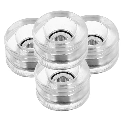 TOYANDONA 4 Stück Finger Skateboard Räder mit Hochgeschwindigkeitslagern Praktische Reparaturteile für Finger Skateboards Geeignet für Verschiedene Modelle Transparent TOYANDONA 4 Stück Finger Skateboard Räder mit Hochgeschwindigkeitslagern Praktische Reparaturteile für Finger Skateboards Geeignet für Verschiedene Modelle Transparent von TOYANDONA