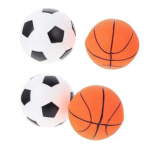 TOYANDONA 4 Stück Fußball-Basketball- Kinderspiele Mini-Basketball Basketballkorb Golfbälle für kinderspielzeug Children Toys Fußball PVC-Kugeln TOYANDONA 4 Stück Fußball-Basketball- Kinderspiele Mini-Basketball Basketballkorb Golfbälle für kinderspielzeug Children Toys Fußball PVC-Kugeln von TOYANDONA