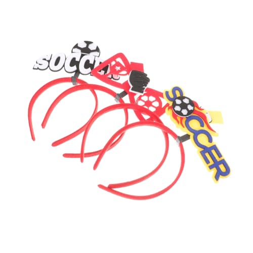TOYANDONA 4 Stück Fußball-fan-stirnband Haarband Im Fußball-design Haarreifen Mit Großen Schleifen Fußballpartyzubehör 2022 Sportliche Stirnbänder Performance-stirnband Gefühlt TOYANDONA 4 Stück Fußball-fan-stirnband Haarband Im Fußball-design Haarreifen Mit Großen Schleifen Fußballpartyzubehör 2022 Sportliche Stirnbänder Performance-stirnband Gefühlt von TOYANDONA