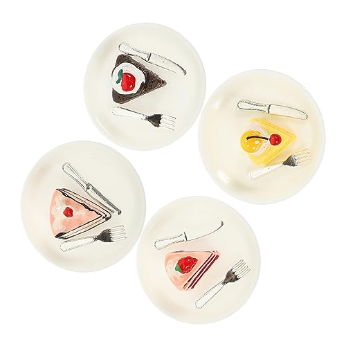 TOYANDONA 4 Stück Gefälschtes Kuchenmodell Mini- -küchenzubehör Mini- -Rollenspiel Miniatur-dessertmodell Gefälschte Küchenspielzeuge Für Mini-Kuchen-Modell Mini-Essen Harz TOYANDONA 4 Stück Gefälschtes Kuchenmodell Mini- -küchenzubehör Mini- -Rollenspiel Miniatur-dessertmodell Gefälschte Küchenspielzeuge Für Mini-Kuchen-Modell Mini-Essen Harz von TOYANDONA