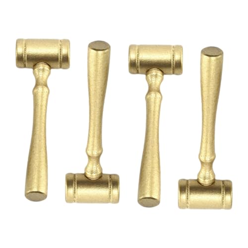 TOYANDONA 4 Stück Gerichtshämmer Kinderhammer Requisite Mini Richterhammer Kinderhammer Aufmerksamkeit Kleiner Mini Hammer Richter Kostümzubehör Cooler Spielzeughammer Mädchen von TOYANDONA