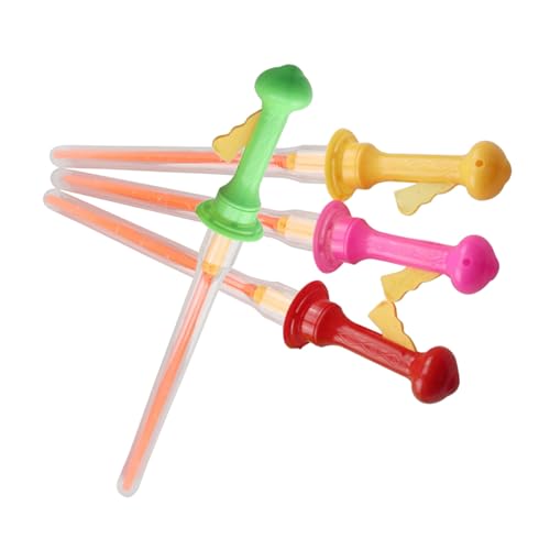 TOYANDONA 4 Stück Große Seifenblasenstäbe Outdoor Bubble Maker Sticks für Partys Farbige Blasenstäbe ohne Flüssigkeit Sicher und Vielseitig für Geburtstag und Spielspaß von TOYANDONA