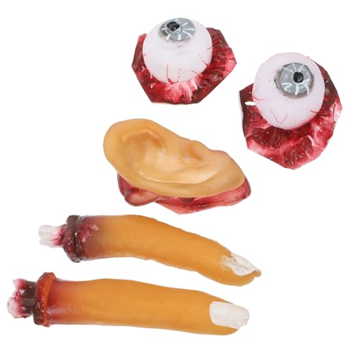 TOYANDONA 4 Stück Halloween Orgel Requisiten Gruselige Dekorationen Künstliche Ohren Halloween Badezimmer Halloween Tease Requisiten Halloween Dekorationen Kostüme Halloween von TOYANDONA