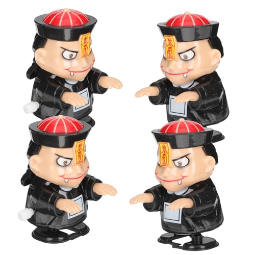 TOYANDONA 4 Halloween-aufziehspielzeuge Zombie-Design Sicher Für Kinder Einzigartige Halloween-Dekoration Ideales Für Kinderfeste von TOYANDONA