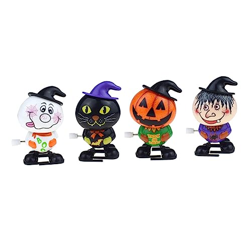TOYANDONA 4 Stück Halloween-Uhrwerk- Kinderspielzeug Weiden Halloween Figuren Halloween-Figuren Neuartiges Uhrwerk- Laufendes aufziehen Plastik TOYANDONA 4 Stück Halloween-Uhrwerk- Kinderspielzeug Weiden Halloween Figuren Halloween-Figuren Neuartiges Uhrwerk- Laufendes aufziehen Plastik von TOYANDONA