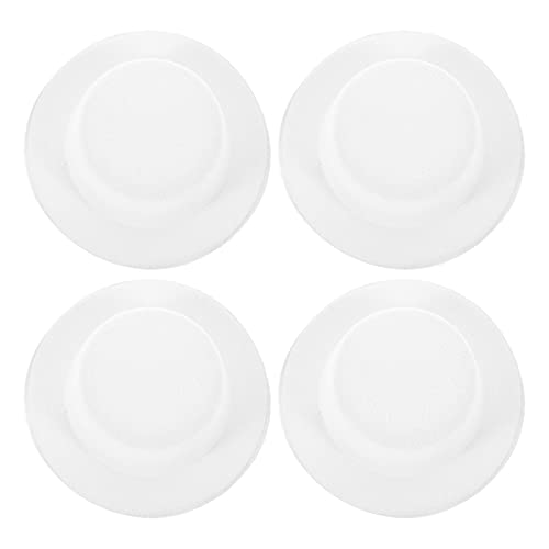 TOYANDONA 4 Stück Handgefertigter Zylinder-Embryo Top-Hat-Stirnband seltsam doll Accessories pucktuch weihnachtsdeko Puppe Tops Hut formeller Hut der Puppe Gezogenes Tuch von TOYANDONA