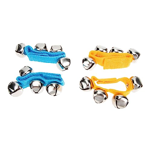 TOYANDONA 4 Stück Handgelenksglotz -Musikspielzeug Glocken Handglocke Glocke Rasseln am Handgelenk Glocke klimpern Tamburine für Erwachsene Percussion-Jingles Nylon TOYANDONA 4 Stück Handgelenksglotz -Musikspielzeug Glocken Handglocke Glocke Rasseln am Handgelenk Glocke klimpern Tamburine für Erwachsene Percussion-Jingles Nylon von TOYANDONA