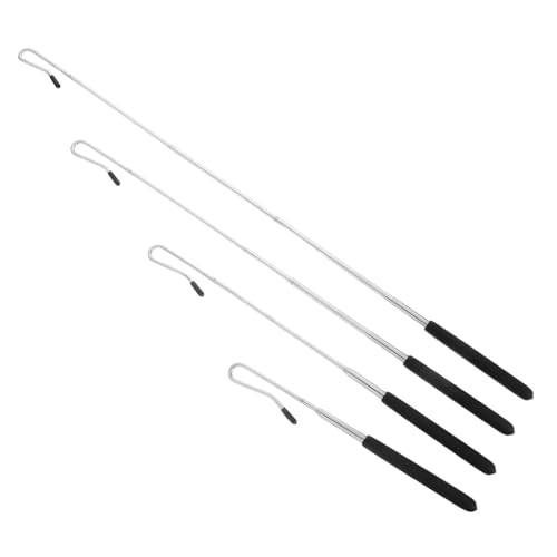 TOYANDONA 4 Stück Handpuppen-Joystick Puppenmanipulationsstange Marionettenarmstangen Puppenarmstab Griffe Puppenstab Bausatz für Handpuppen Halter für Marionettenständer Eisen Schwarz von TOYANDONA