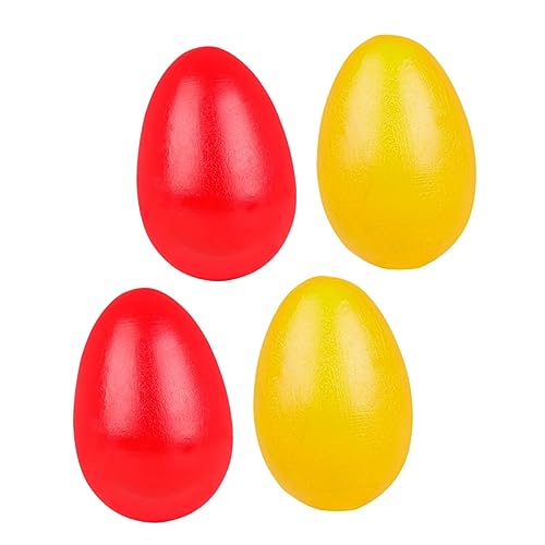 TOYANDONA 4 Stück Hölzerne Sandeispielzeug Bunte Eier Percussion Eggs Eierbecher Percussion- Musik-Ei aus Holz Percussion-Musik-Ei Eier Maracas- Eisensand TOYANDONA 4 Stück Hölzerne Sandeispielzeug Bunte Eier Percussion Eggs Eierbecher Percussion- Musik-Ei aus Holz Percussion-Musik-Ei Eier Maracas- Eisensand von TOYANDONA
