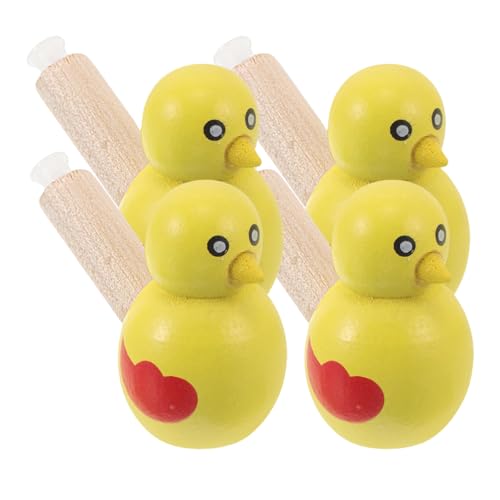 TOYANDONA 4 Stück Holzspielzeug Musik Instrument für Interaktives Geräuschspielzeug für Partys und Outdoor Aktivitäten Gelb TOYANDONA 4 Stück Holzspielzeug Musik Instrument für Interaktives Geräuschspielzeug für Partys und Outdoor Aktivitäten Gelb von TOYANDONA