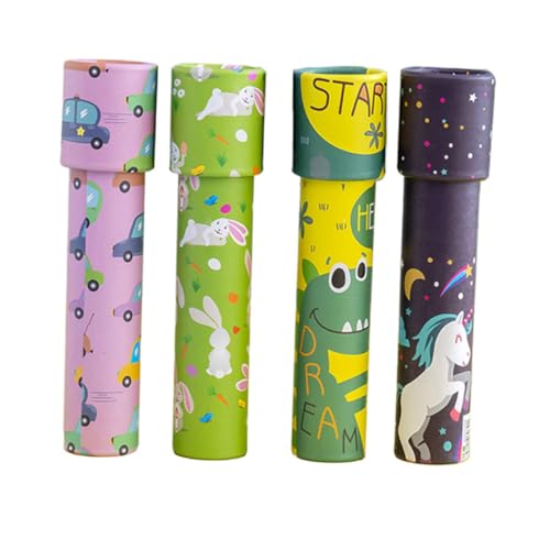 TOYANDONA 4 Stück Kaleidoskop- Kaleidoscope entwicklung für die Grundschule Experiment Games lustiges Lernspielzeug für Abs TOYANDONA 4 Stück Kaleidoskop- Kaleidoscope entwicklung für die Grundschule Experiment Games lustiges Lernspielzeug für Abs von TOYANDONA