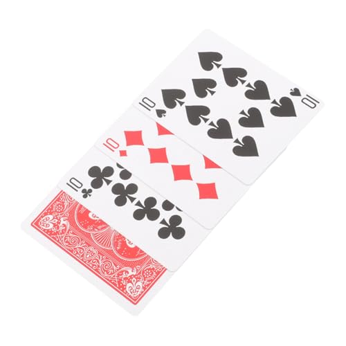 TOYANDONA Sicheres Papiermaterial Pokerspielkarten Für Partytricks Requisiten Tragbare Tischkarten TOYANDONA Sicheres Papiermaterial Pokerspielkarten Für Partytricks Requisiten Tragbare Tischkarten von TOYANDONA