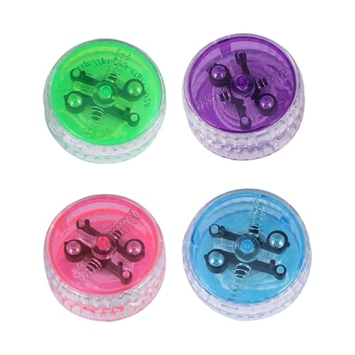TOYANDONA 4 Stück Kinder Yoyo Bälle, reaktionsfreudiges Looping Yoyos LED-Leuchten, blinkendes Jo-Jo-Jo-Spielzeug, Lernspielzeug für Kinder, Anfänger, Geburtstagsgeschenk, zufällige Farbe TOYANDONA 4 Stück Kinder Yoyo Bälle, reaktionsfreudiges Looping Yoyos LED-Leuchten, blinkendes Jo-Jo-Jo-Spielzeug, Lernspielzeug für Kinder, Anfänger, Geburtstagsgeschenk, zufällige Farbe von TOYANDONA