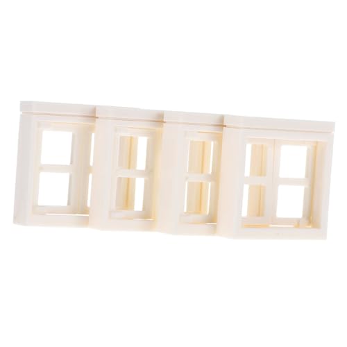 TOYANDONA 4stücke Miniatur Fenster Für Hochrealistische Kunststoffmodelle Für Miniaturhäuser Für Sammler Und Spielzeug Zubehör TOYANDONA 4stücke Miniatur Fenster Für Hochrealistische Kunststoffmodelle Für Miniaturhäuser Für Sammler Und Spielzeug Zubehör von TOYANDONA