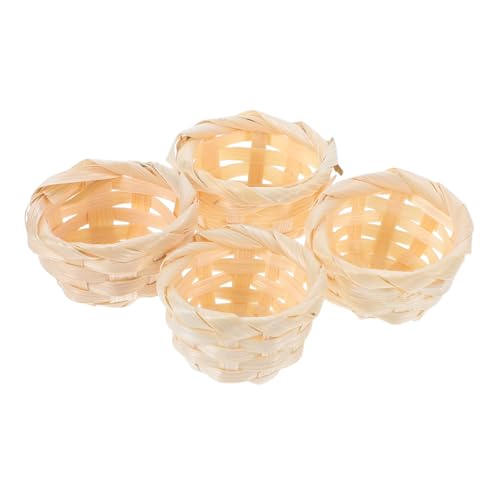 TOYANDONA 4 Stück Mini-Bambuskorb Kleiner geflochtener Korb Kleiner Korb aus Bambusgeflecht Miniatur-Korbmodell Mini-Korb aus Bambus Mikroszenenverzierung Puppenhaus Korb Marktkorb Hellbraun TOYANDONA 4 Stück Mini-Bambuskorb Kleiner geflochtener Korb Kleiner Korb aus Bambusgeflecht Miniatur-Korbmodell Mini-Korb aus Bambus Mikroszenenverzierung Puppenhaus Korb Marktkorb Hellbraun von TOYANDONA