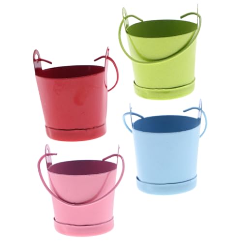 TOYANDONA 4 Stück Mini-Blecheimer lagercontainer metallfass blummentopf gesichtspflanzentopf Puppenhaus Brot Korb Links blumenbank Miniatureimer Miniatur-Eimer aus Metall Weißblech TOYANDONA 4 Stück Mini-Blecheimer lagercontainer metallfass blummentopf gesichtspflanzentopf Puppenhaus Brot Korb Links blumenbank Miniatureimer Miniatur-Eimer aus Metall Weißblech von TOYANDONA
