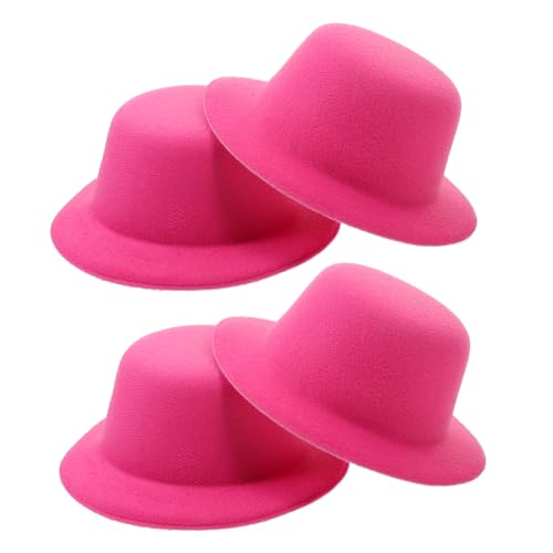 TOYANDONA 4 Stück Mini-Hut Partyhüte in großen Mengen Geburtstagshut Neonhut Figuren Zylinder für Männer Kappe Mini-Puppen-Mützen Schneemannmützen Kawaii kleine hüte Miniaturhüte Stoff Rosy TOYANDONA 4 Stück Mini-Hut Partyhüte in großen Mengen Geburtstagshut Neonhut Figuren Zylinder für Männer Kappe Mini-Puppen-Mützen Schneemannmützen Kawaii kleine hüte Miniaturhüte Stoff Rosy von TOYANDONA