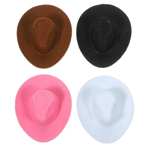 TOYANDONA 4 Stück Mini-cowboyhut Mini-zubehör Kleine Cowgirl-hüte Miniaturhüte Winziger Hut Mini-spielzeugzubehör Kleiner Cowboyhut Mädchen-Cowgirl-minihut Winzige Hüte Vlies Zufällige Farbe TOYANDONA 4 Stück Mini-cowboyhut Mini-zubehör Kleine Cowgirl-hüte Miniaturhüte Winziger Hut Mini-spielzeugzubehör Kleiner Cowboyhut Mädchen-Cowgirl-minihut Winzige Hüte Vlies Zufällige Farbe von TOYANDONA