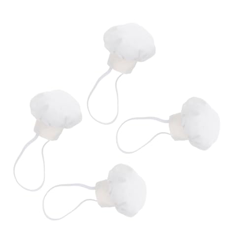 TOYANDONA 4 Stück Miniatur Kochmützen aus Stoff für Puppen Langlebige Weiße Mini Chef Hats als Handgefertigte Puppenzubehör für Kreative Bastelprojekte und Dollhouse Dekorationen TOYANDONA 4 Stück Miniatur Kochmützen aus Stoff für Puppen Langlebige Weiße Mini Chef Hats als Handgefertigte Puppenzubehör für Kreative Bastelprojekte und Dollhouse Dekorationen von TOYANDONA