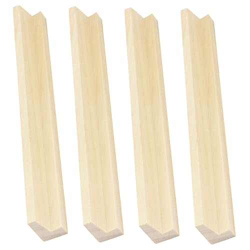 TOYANDONA 19 cm Großer Buchstabenständer Aus Holz Für 4er-Set Einfach Zu Verwenden Zum Präsentieren Und Spielen von TOYANDONA