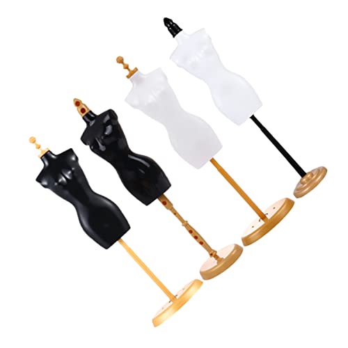TOYANDONA Puppenkleiderständer - 4 Stück Puppenkleiderhalter Stabiler Modellständer Aus Kunststoff Für Kinder TOYANDONA Puppenkleiderständer - 4 Stück Puppenkleiderhalter Stabiler Modellständer Aus Kunststoff Für Kinder von TOYANDONA