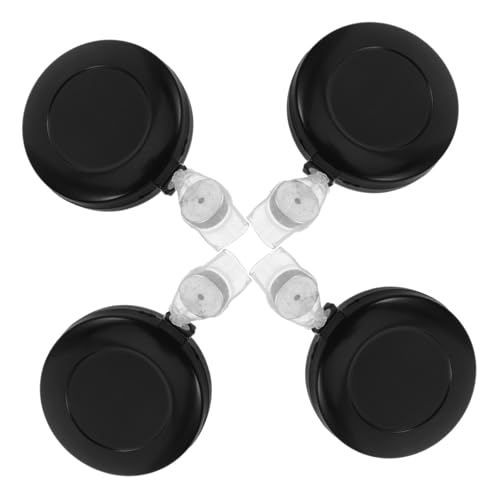 TOYANDONA 4 Stück Münzverschwindenprops Gimmick- Trick- Partybevorzugungen Für Spielshow- Rollenspielspielzeug Bühnenrequisiten Plastik Black von TOYANDONA
