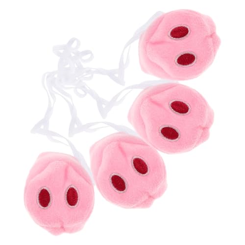 TOYANDONA 4 Stück Niedliche Schweinenasen Cosplay Tiernase aus Strapazierfähigem Material Realistische Simulation für Halloween Kostüm Party Requisiten und Faschingsverkleidung TOYANDONA 4 Stück Niedliche Schweinenasen Cosplay Tiernase aus Strapazierfähigem Material Realistische Simulation für Halloween Kostüm Party Requisiten und Faschingsverkleidung von TOYANDONA