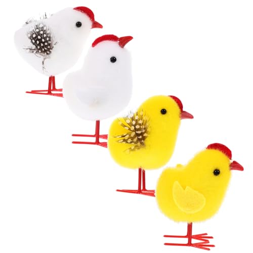 TOYANDONA 4 Stück Osterküken Plüschküken Figur Osterparty Dekoration Künstlerische Dekoration Schlafsaal Dekoration Ornament Hühnerspielzeug Plüschhuhn Ausgestopftes Huhn TOYANDONA 4 Stück Osterküken Plüschküken Figur Osterparty Dekoration Künstlerische Dekoration Schlafsaal Dekoration Ornament Hühnerspielzeug Plüschhuhn Ausgestopftes Huhn von TOYANDONA