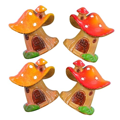 TOYANDONA 4 Stück Pilzhaus Dekoration Pilze Feenfiguren Pilzhaus Figuren Zum Selbermachen Pilzhaus Miniaturfiguren Rasenornamente Mini Pilzhaus Figuren Kunstharz TOYANDONA 4 Stück Pilzhaus Dekoration Pilze Feenfiguren Pilzhaus Figuren Zum Selbermachen Pilzhaus Miniaturfiguren Rasenornamente Mini Pilzhaus Figuren Kunstharz von TOYANDONA