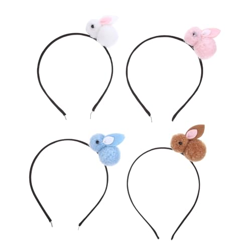 TOYANDONA 4 Stück Plüschhasen-Stirnband Mädchen Kuscheltiere Kinderstirnband Hasenohr ausgestopfter Hase haarreif tierohren haarreif Partystirnband Osterhasen-Kopfbedeckung TOYANDONA 4 Stück Plüschhasen-Stirnband Mädchen Kuscheltiere Kinderstirnband Hasenohr ausgestopfter Hase haarreif tierohren haarreif Partystirnband Osterhasen-Kopfbedeckung von TOYANDONA