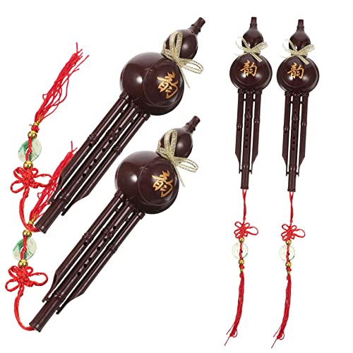 TOYANDONA Flötenmodell-Set 4-teilig Miniatur-musikspielzeug Für Jungen Und Mädchen Dekorative Mini- Für Die Dekoration des Mini- von TOYANDONA